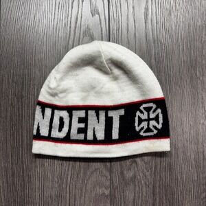 VTG 1990s Independent Trucks Beanie Reversible Rare Skateboard Hat Iron Cross